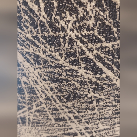 Gray and White Embellished Ruched Bodycon Midi Dress - Picture 4 of 11